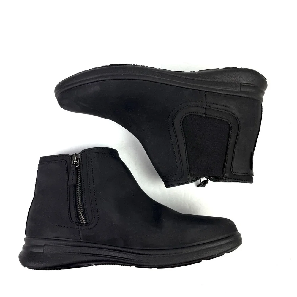 Hotter Ortholite Whisper Bootie US 7 Womens Zip‎ Up Ankle Boot Brand New